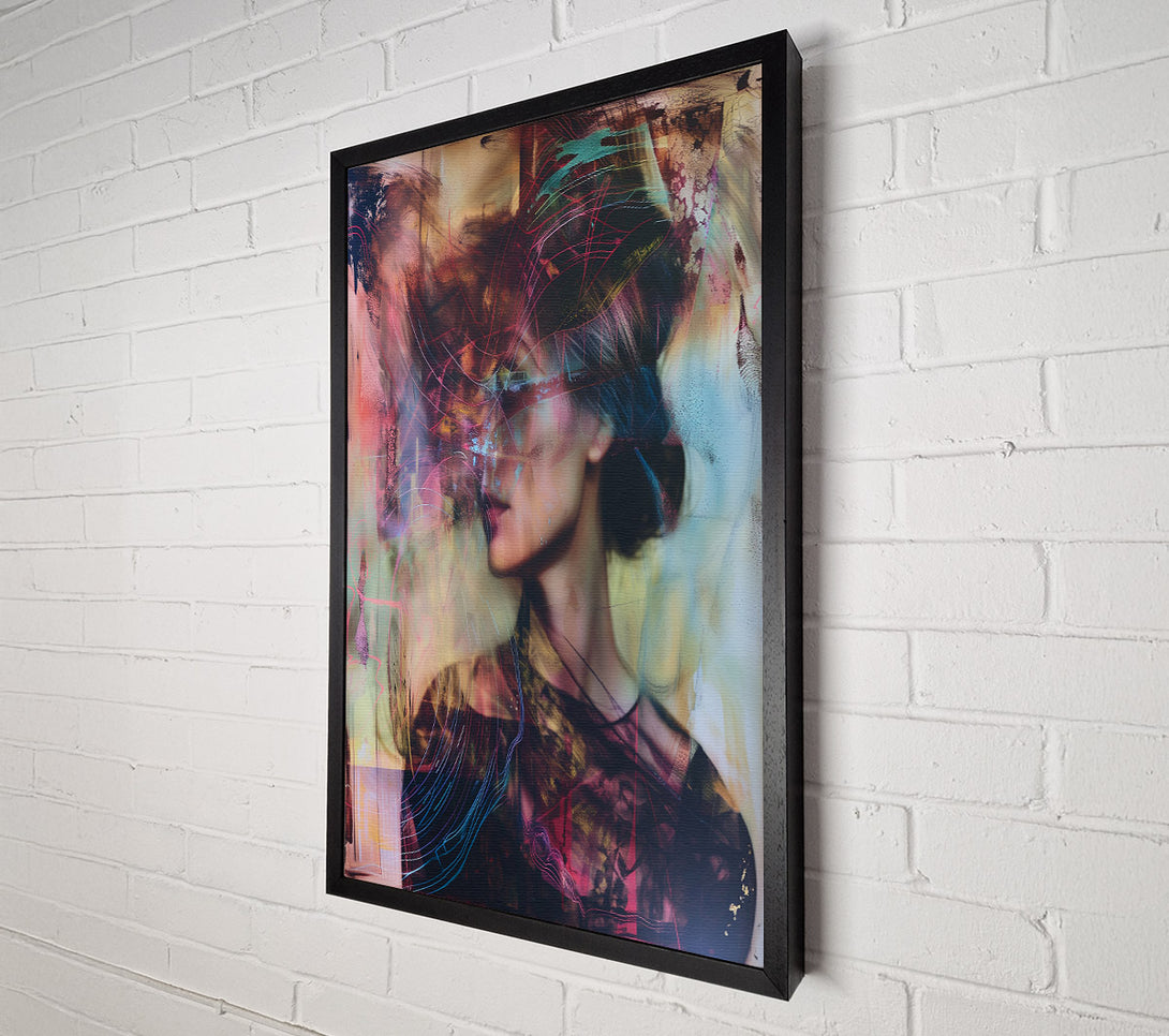  A Canvas Print of Abstract Fashion Lines Canvas Print