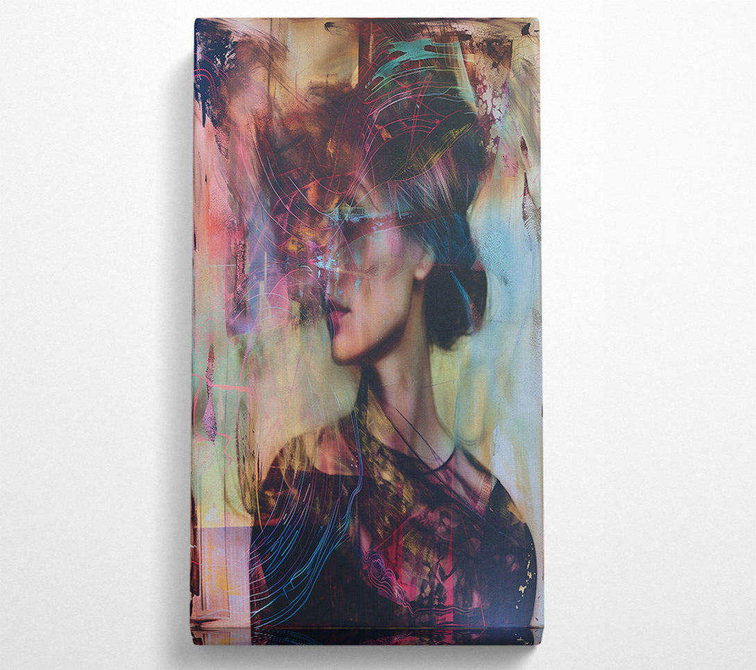  A Canvas Print of Abstract Fashion Lines Canvas Print