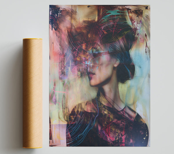 Abstract Fashion Lines Poster