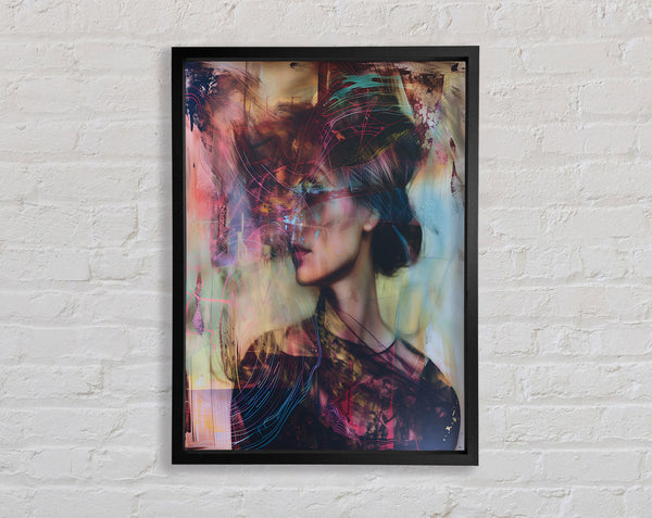 Abstract Fashion Lines Framed Print