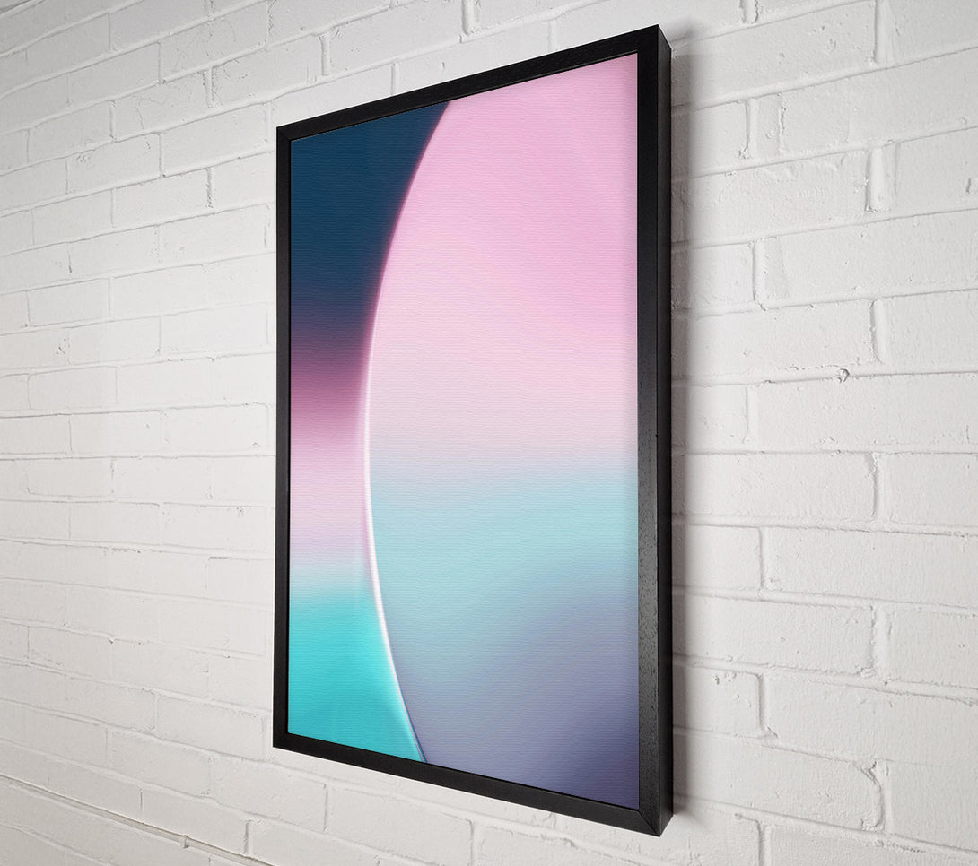  A Canvas Print of Pink And Blue Gradient Canvas Wall Art