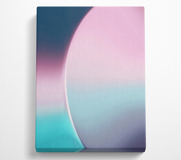  A Canvas Print of Pink And Blue Gradient Canvas Wall Art