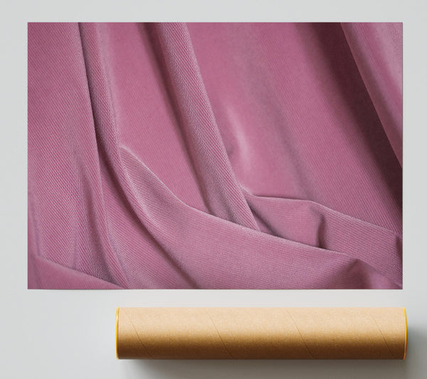 Rose-Colored Folds Print
