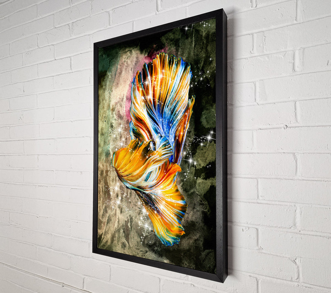 A Canvas Print of Abstract Grungle Ribbon Canvas Wall Art