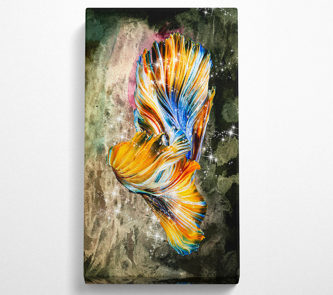  A Canvas Print of Abstract Grungle Ribbon Canvas Wall Art