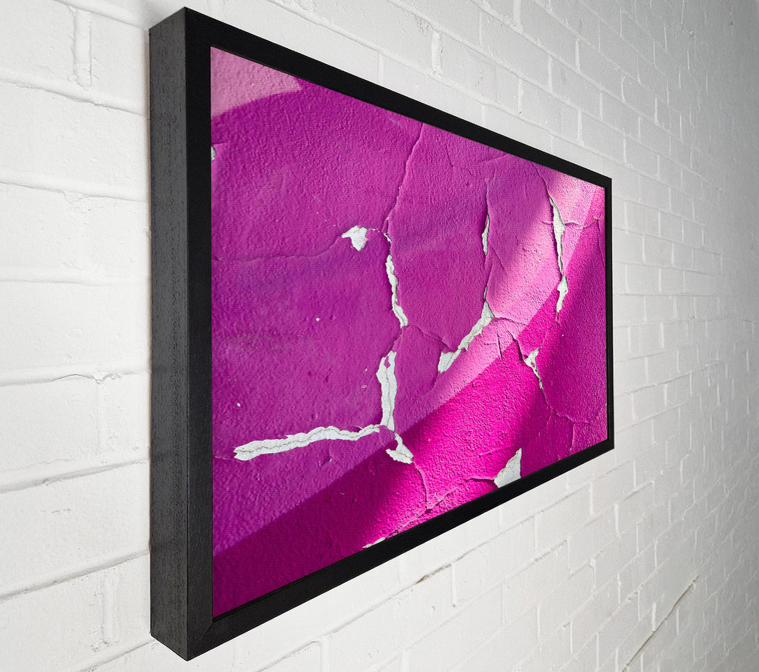  A Canvas Print of Faded Pink Wall Canvas Print
