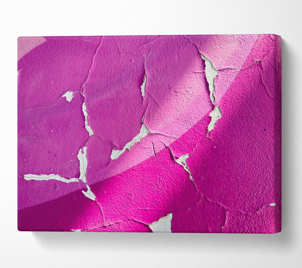  A Canvas Print of Faded Pink Wall Canvas Print