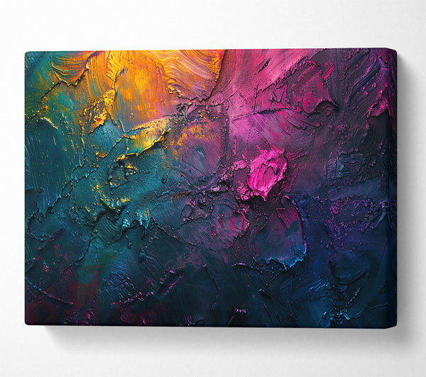  A Canvas Print of Deep Teal Dreamscape Canvas Wall Art