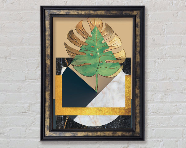 Abstract Leaf Framed Print