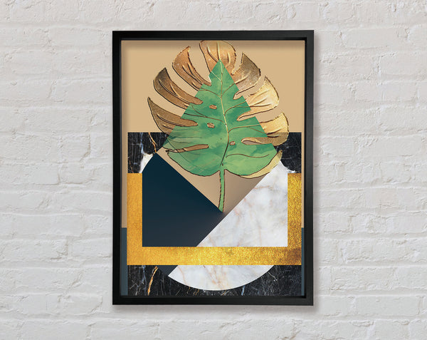 Abstract Leaf Framed Print