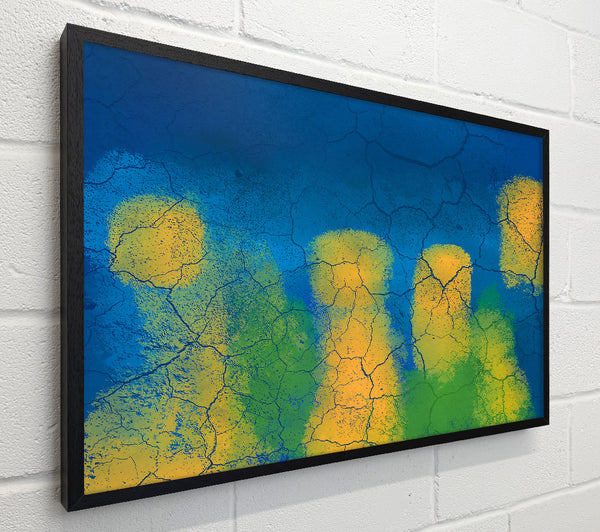Cracked Yellow Landscape