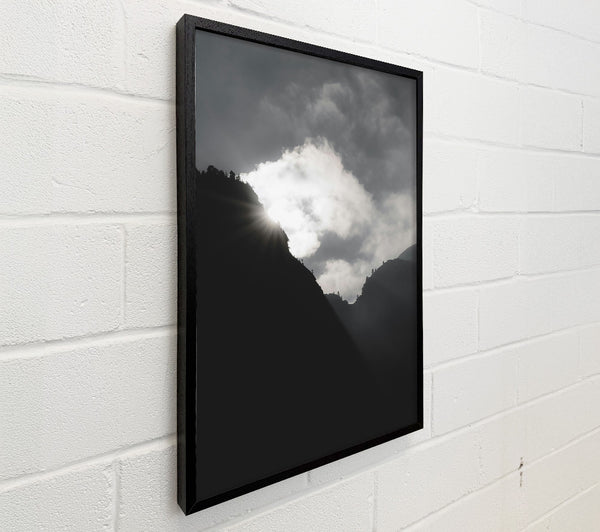 Silver Light Through Peaks