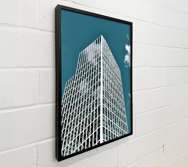 Azure Cityscape Reflection