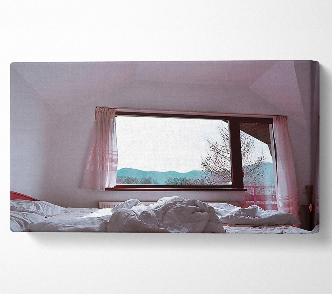  A Canvas Print of The Green Mountain View Canvas Wall Art