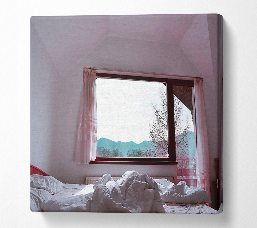  A Canvas Print of The Green Mountain View Canvas Wall Art