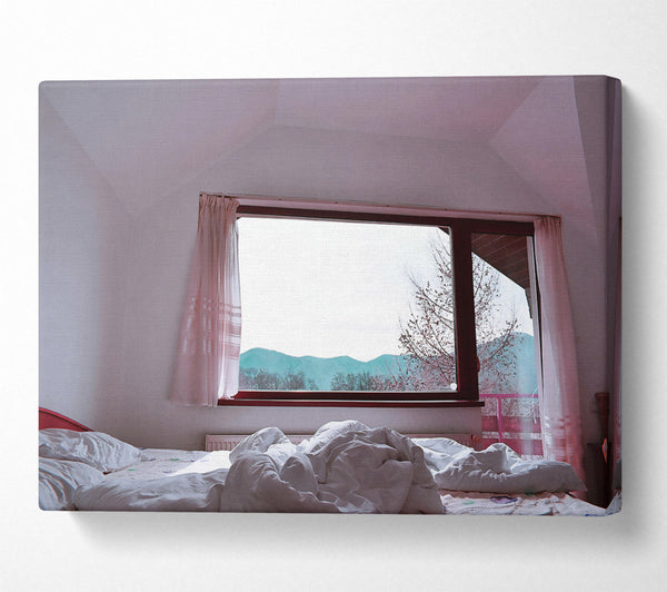  A Canvas Print of The Green Mountain View Canvas Wall Art
