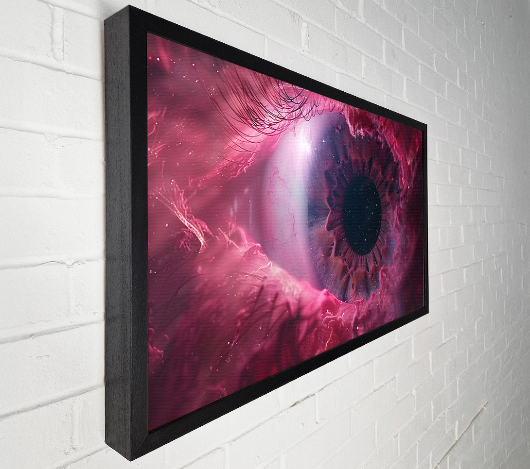  A Canvas Print of Crimson Cosmic Eye Canvas Print