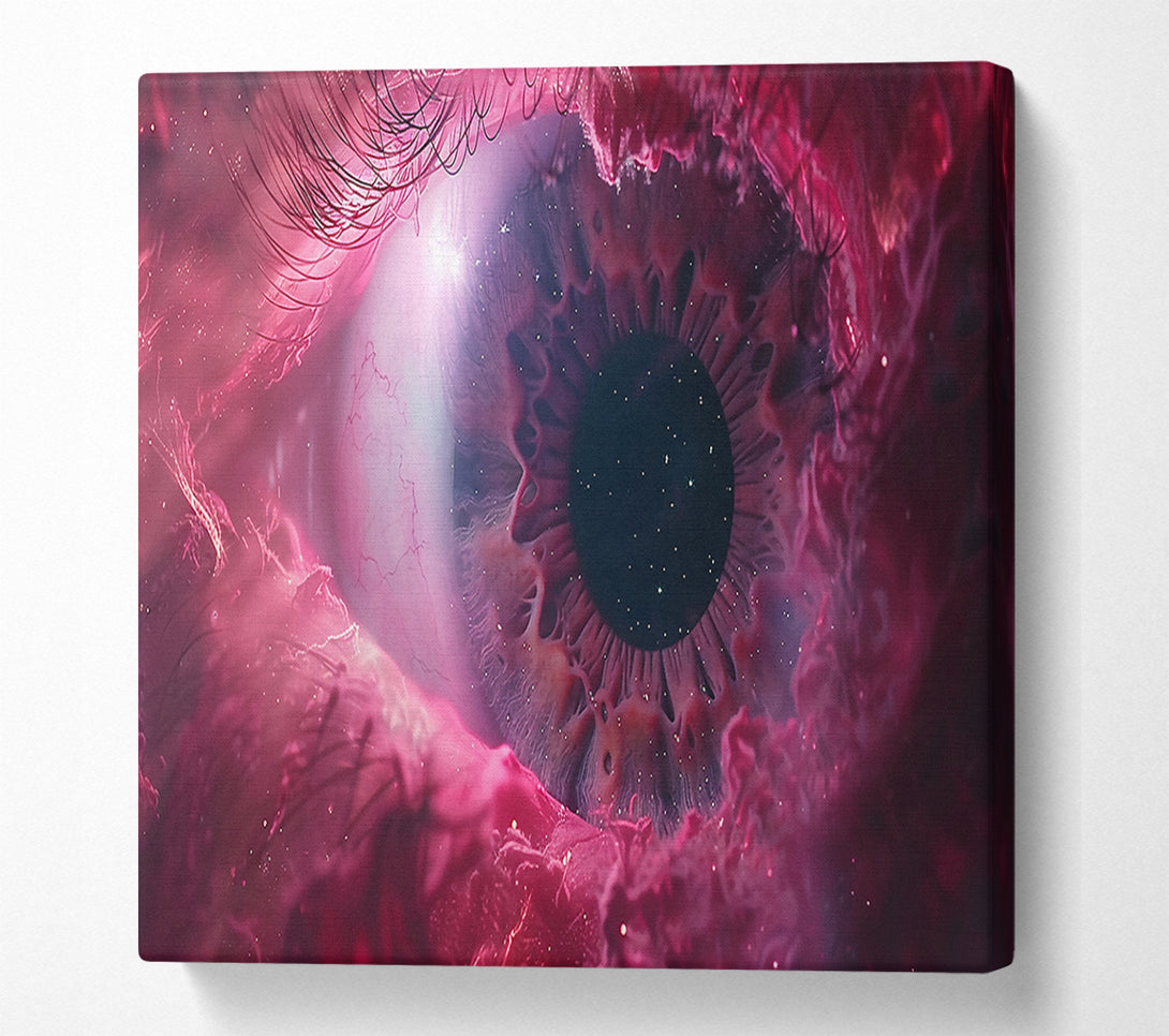  A Canvas Print of Crimson Cosmic Eye Canvas Print