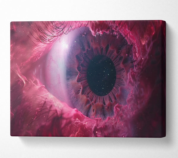  A Canvas Print of Crimson Cosmic Eye Canvas Print
