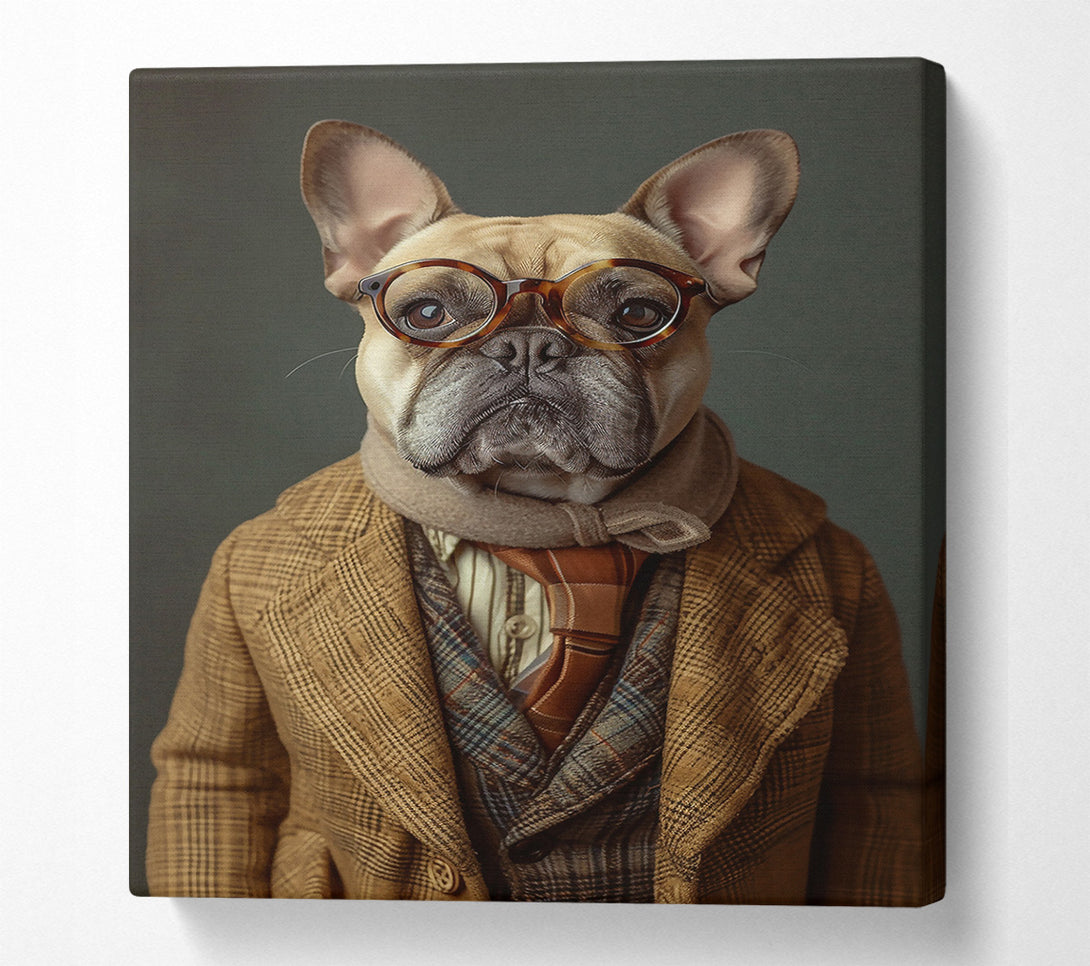  A Canvas Print of Tweed And Tortoise Shell Canvas Print