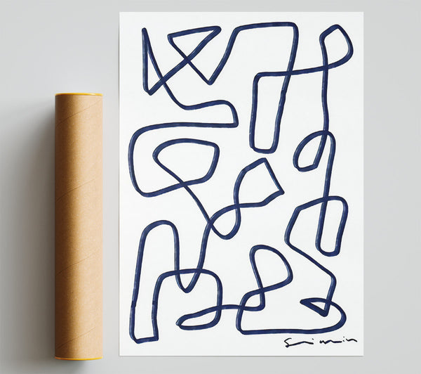 Abstract Lines Giclee Print