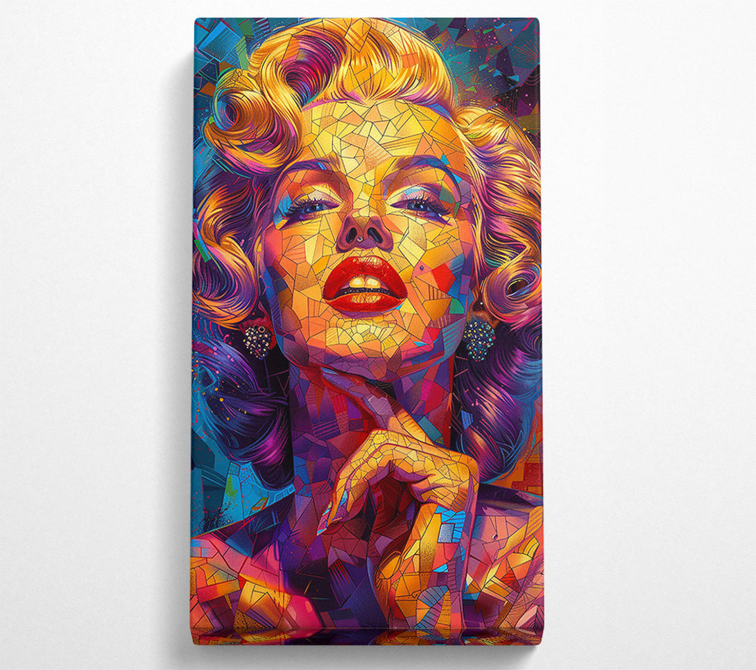  A Canvas Print of Abstract Mosaic Marilyn Monroe Canvas Art