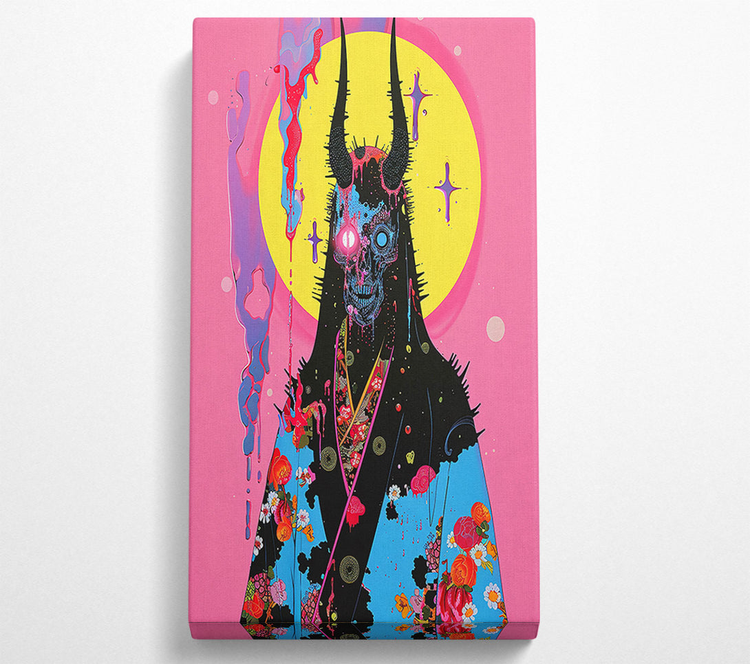  A Canvas Print of Pink Demon Dreamscape Canvas Wall Art