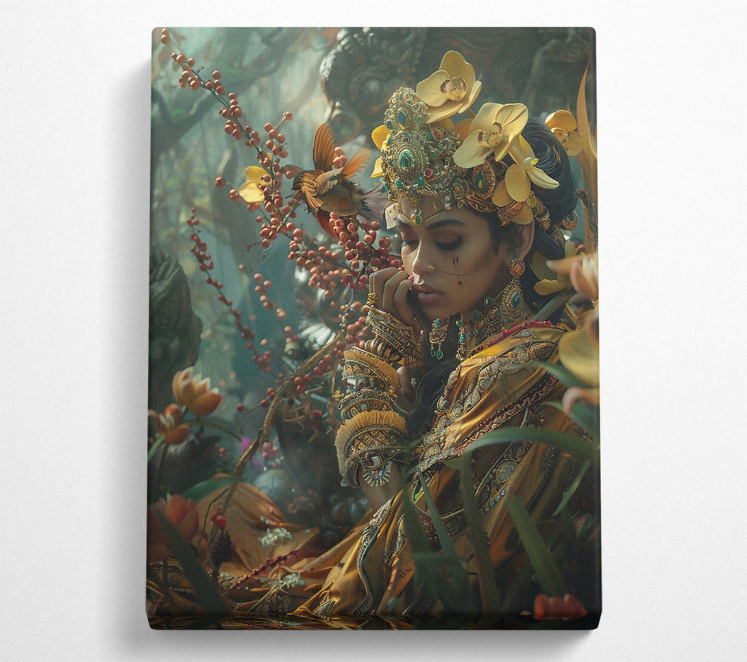  A Canvas Print of Golden Forest Dreams Canvas Wall Art