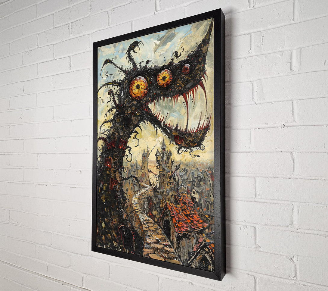  A Canvas Print of Golden Eye Terror Canvas Print