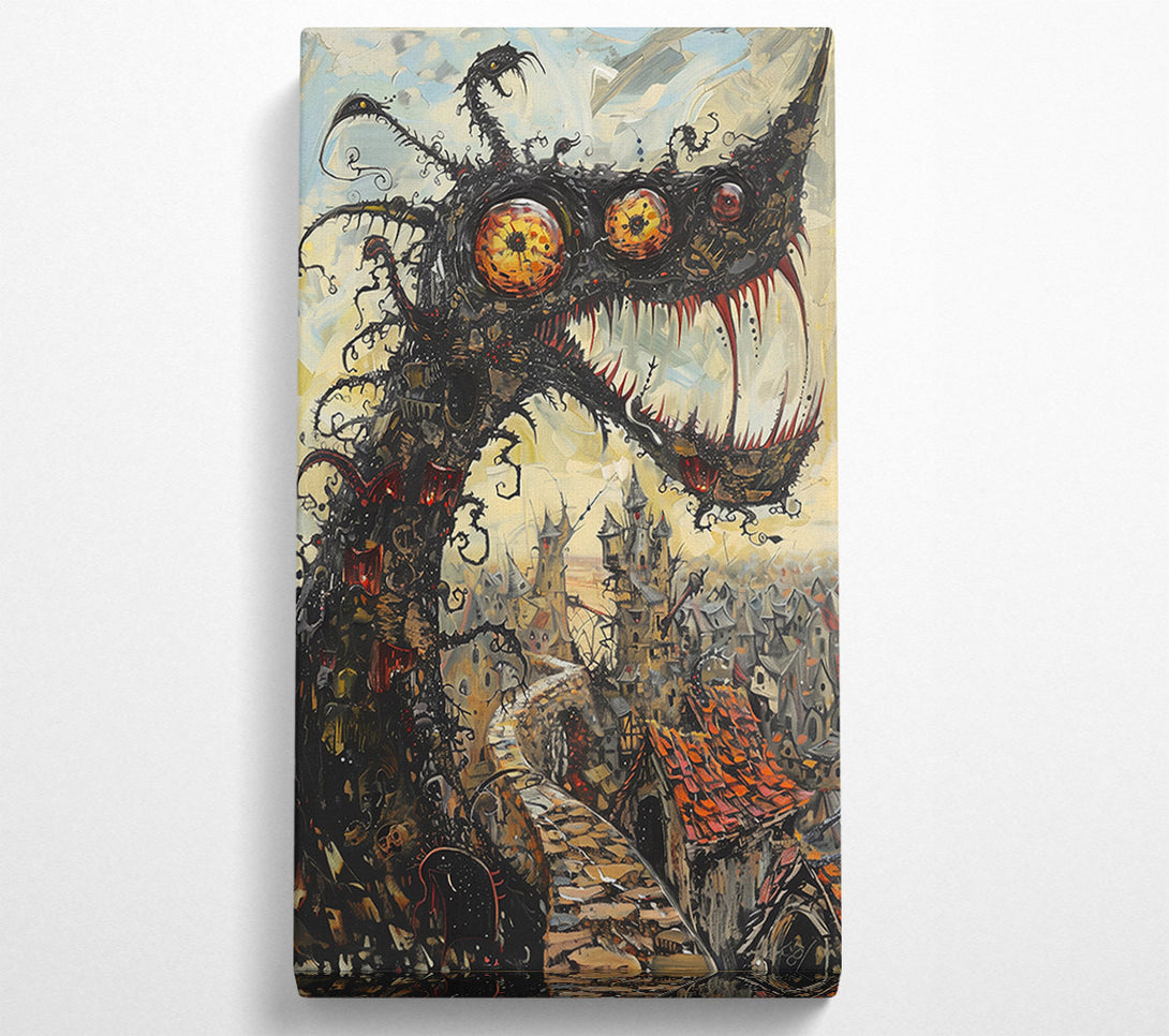  A Canvas Print of Golden Eye Terror Canvas Print