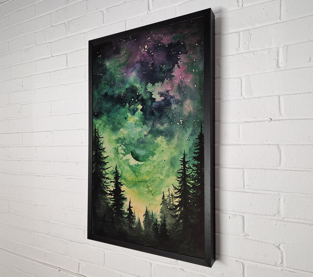  A Canvas Print of Abstract Night Sky Canvas Art