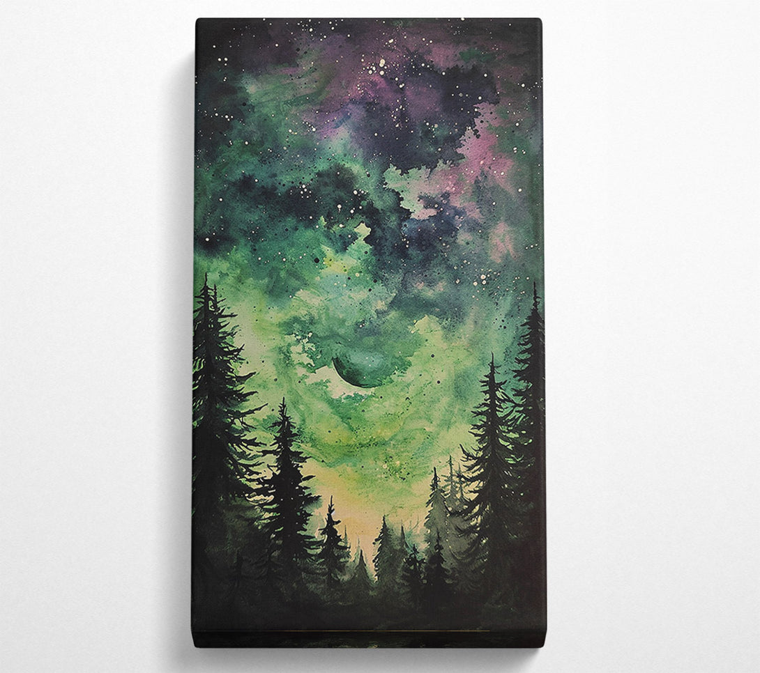  A Canvas Print of Abstract Night Sky Canvas Art