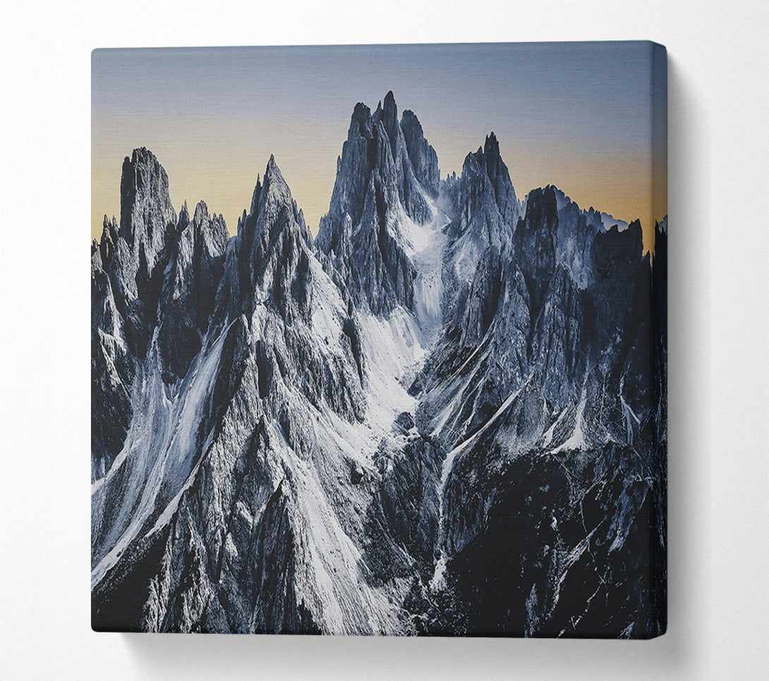  A Canvas Print of Blue Mountain Shadows Canvas Wall Art