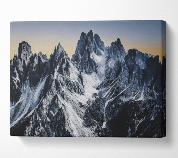  A Canvas Print of Blue Mountain Shadows Canvas Wall Art