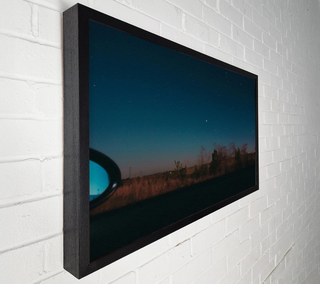  A Canvas Print of Azure Night Drive Canvas Wall Art