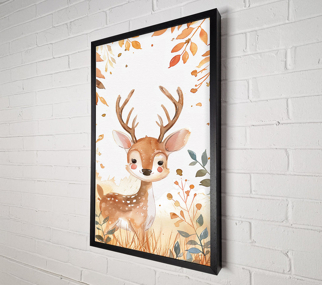  A Canvas Print of Golden Fawn Dreams Canvas Print