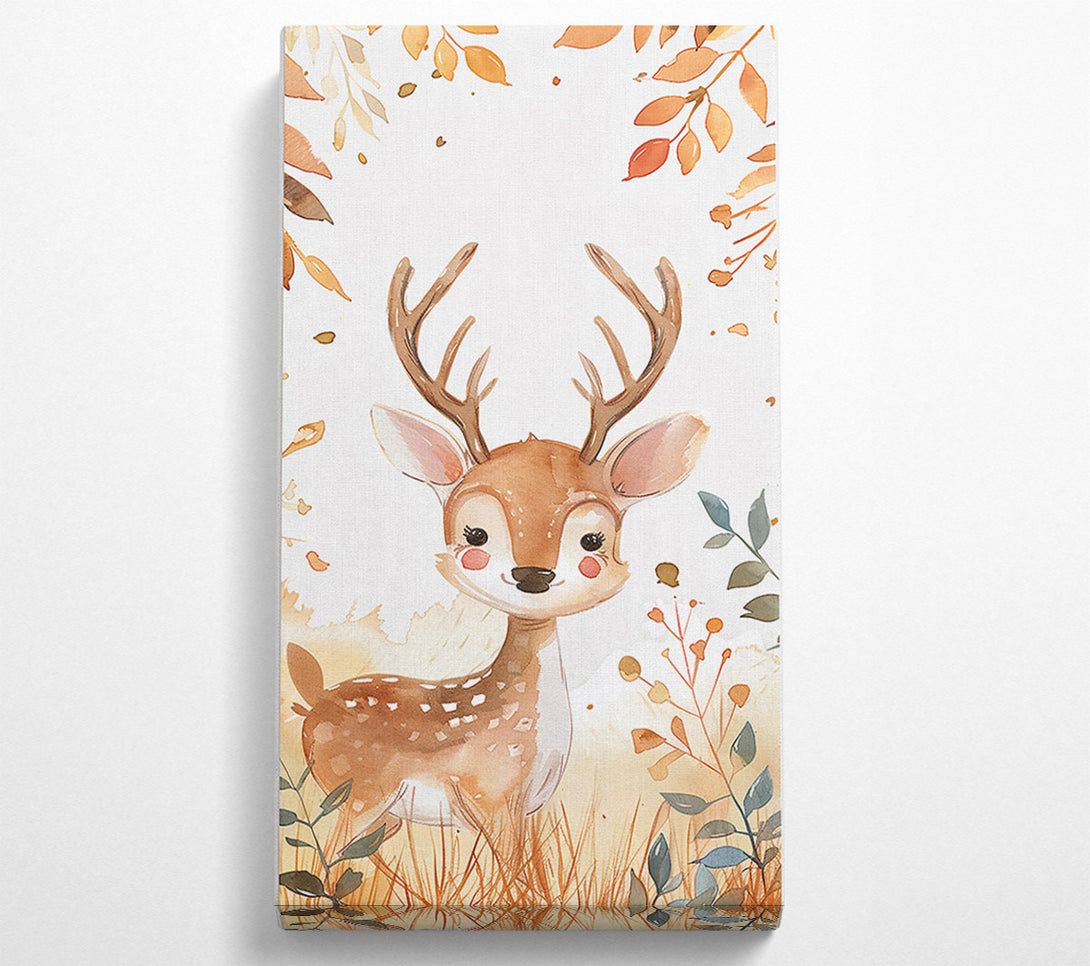 A Canvas Print of Golden Fawn Dreams Canvas Print