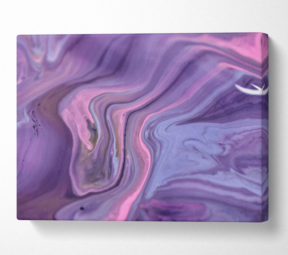  A Canvas Print of Lavender Swirling Dreams Canvas Wall Art