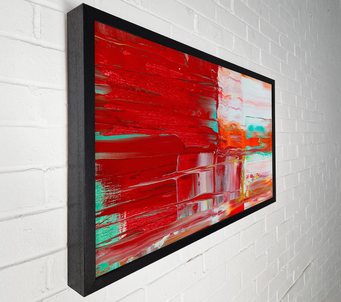  A Canvas Print of Crimson And White Stripes Canvas Wall Art