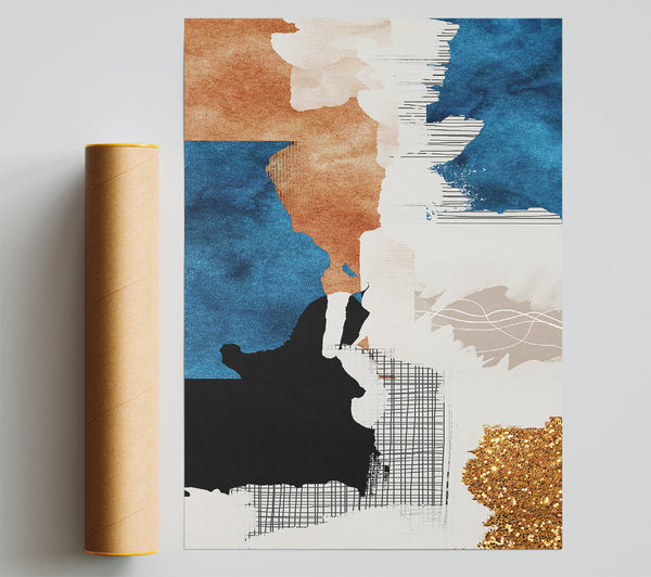 Abstract Patchwork Print