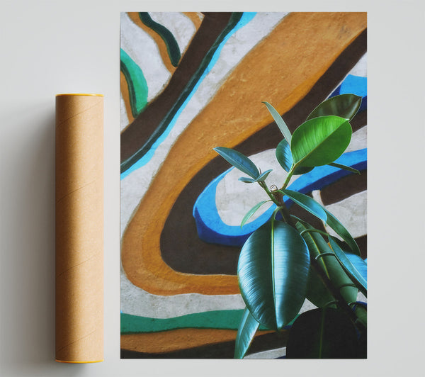 Emerald Wall Growth Print