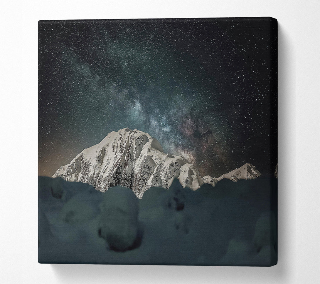  A Canvas Print of White Mountain Starlight Canvas Wall Art