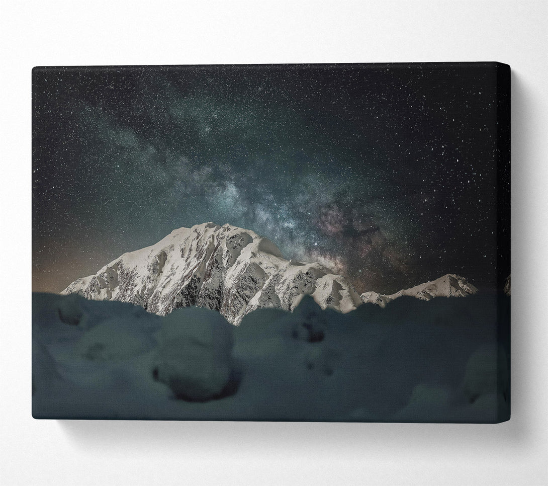  A Canvas Print of White Mountain Starlight Canvas Wall Art
