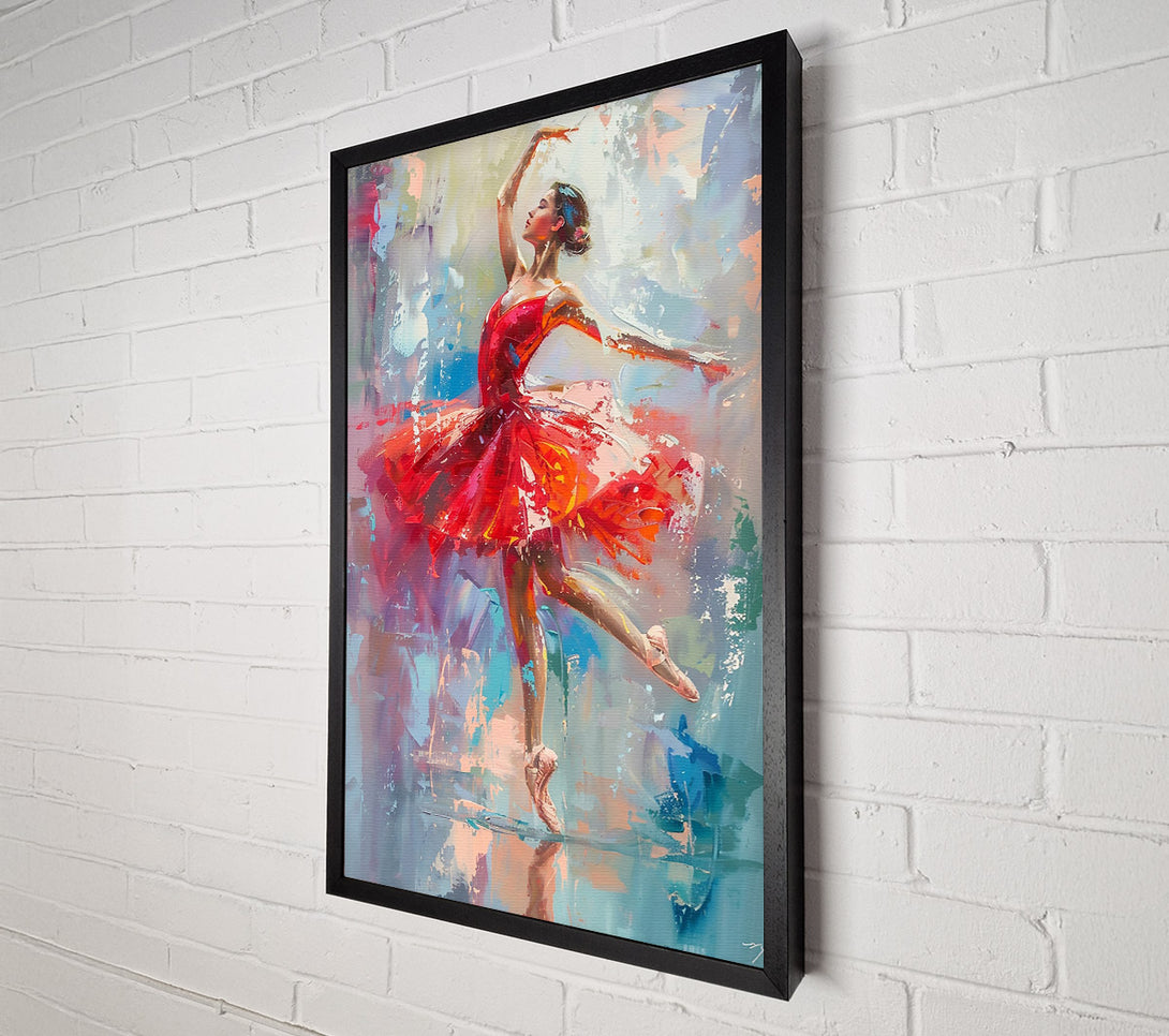  A Canvas Print of Crimson Dance Canvas Art