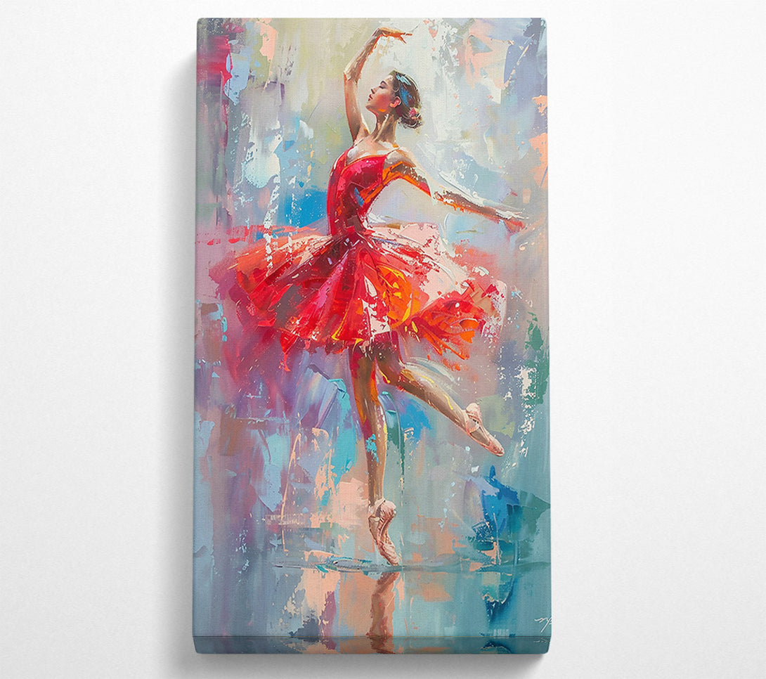  A Canvas Print of Crimson Dance Canvas Art