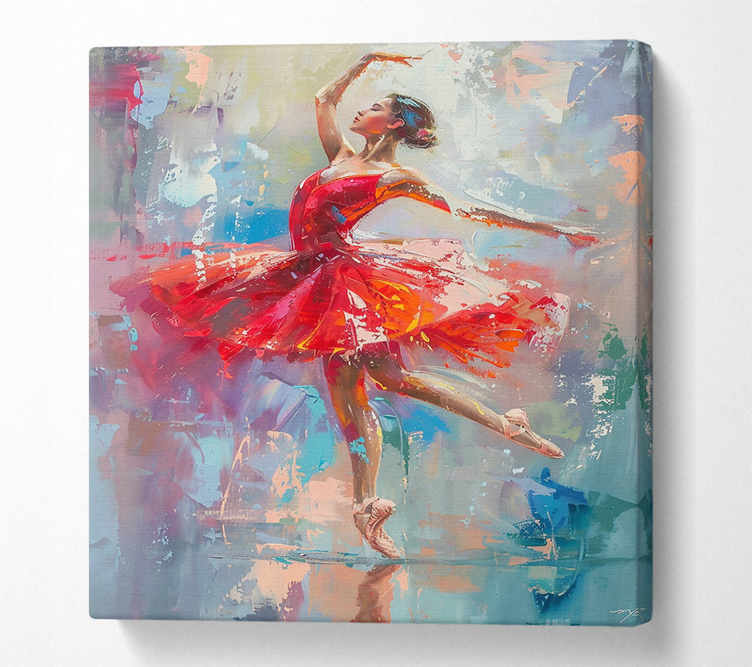 A Canvas Print of Crimson Dance Canvas Art