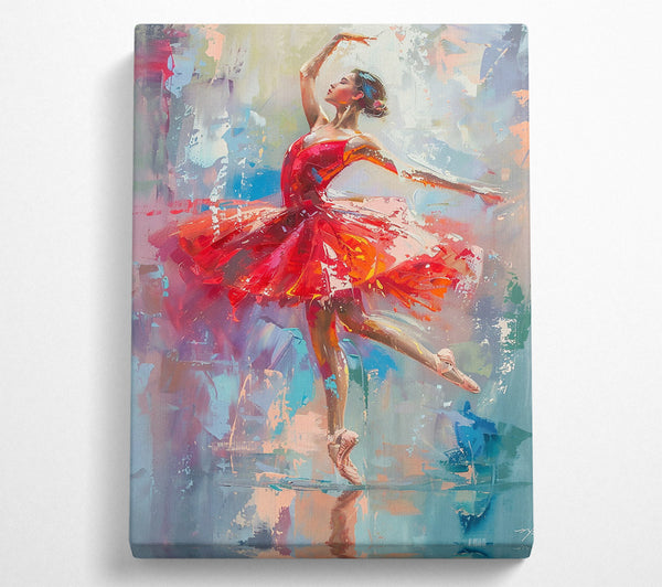  A Canvas Print of Crimson Dance Canvas Art