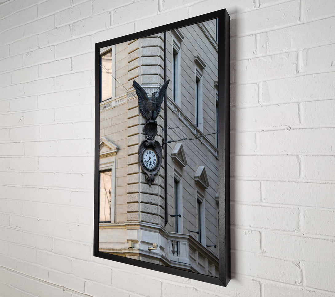  A Canvas Print of White Eagle Timekeeper Canvas Print