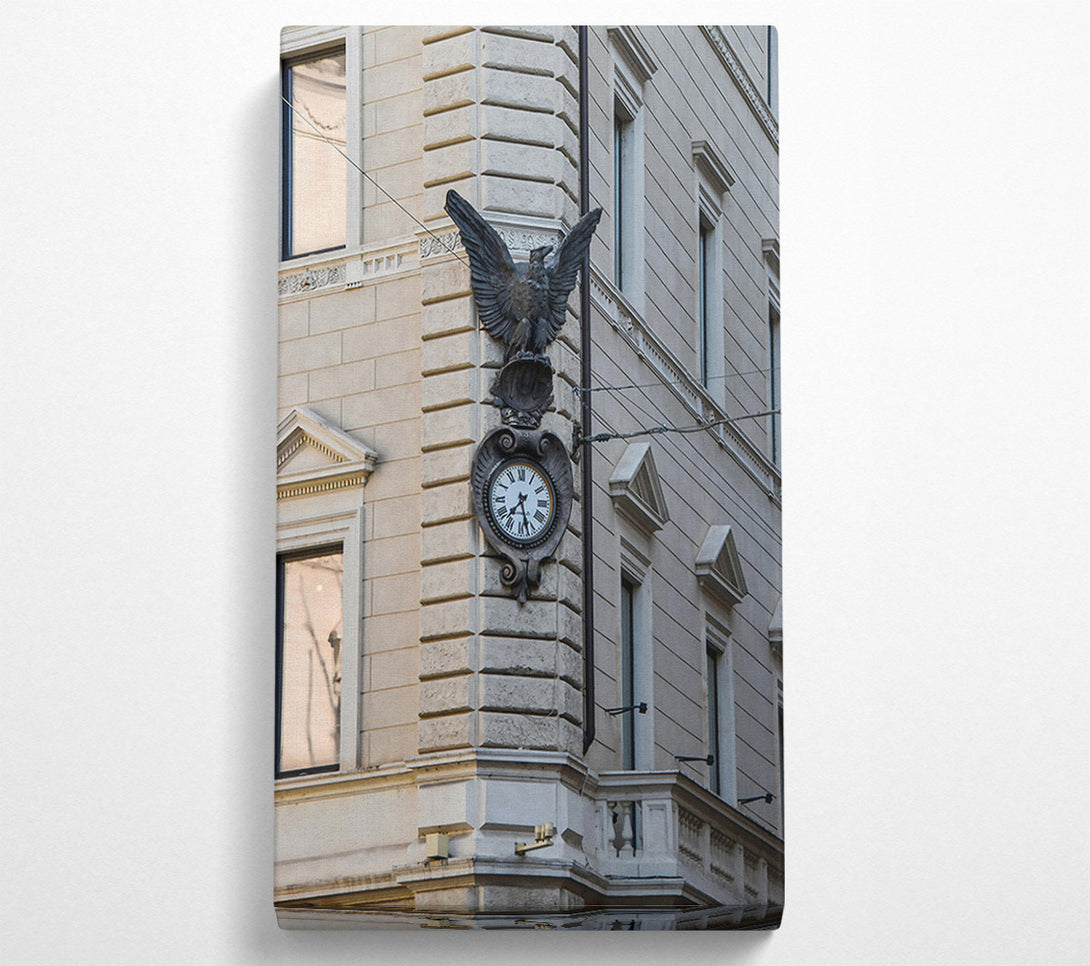  A Canvas Print of White Eagle Timekeeper Canvas Print