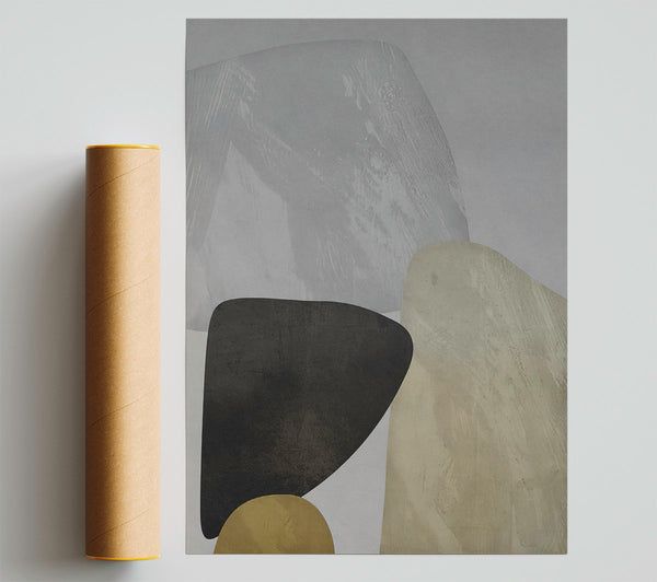 Abstract Rocks Poster